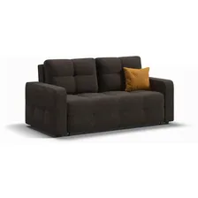 Диван-кровать Много мебели Dandy Compact, рогожка Malmo шоколад, 167х112х88 см Шоколадный